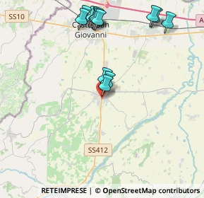 Mappa Via Pianello, 29011 Borgonovo Val Tidone PC, Italia (4.54)