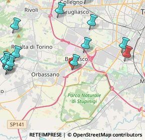 Mappa Via Gabriele D'Annunzio, 10092 Beinasco TO, Italia (6.06067)