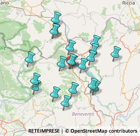 Mappa Via dei Peligni, 82026 Morcone BN, Italia (6.805)