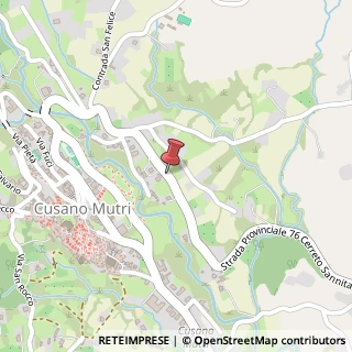 Mappa Viale Europa, 62, 82033 Cusano Mutri, Benevento (Campania)