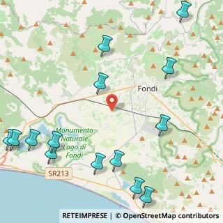 Mappa Via Acquachiara, 04022 Fondi LT, Italia (6.43)