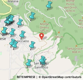 Mappa Via Macchia, 81016 San Potito Sannitico CE, Italia (1.564)