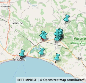 Mappa Via appia km 114, 04022 Fondi LT, Italia (6.431)