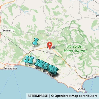 Mappa Via Madonna delle Grazie, 04022 Fondi LT, Italia (9.295)