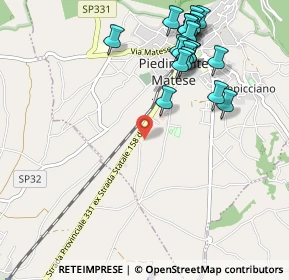 Mappa Via vicinale, 81016 Piedimonte Matese CE, Italia (1.2445)