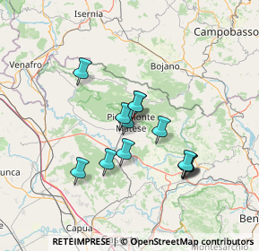 Mappa Via vicinale, 81016 Piedimonte Matese CE, Italia (12.24154)