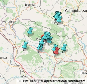 Mappa Via vicinale, 81016 Piedimonte Matese CE, Italia (12.37)