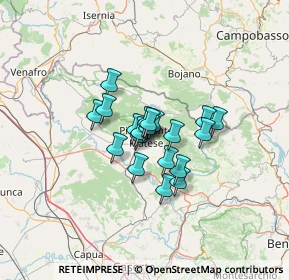 Mappa Via vicinale, 81016 Piedimonte Matese CE, Italia (8.3635)