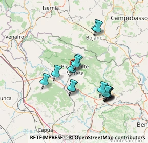 Mappa Via vicinale, 81016 Piedimonte Matese CE, Italia (13.8575)