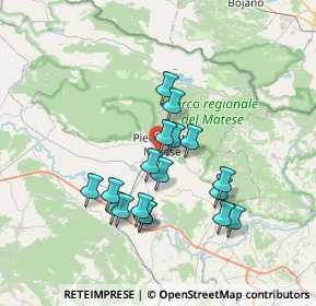 Mappa Via vicinale, 81016 Piedimonte Matese CE, Italia (6.67333)