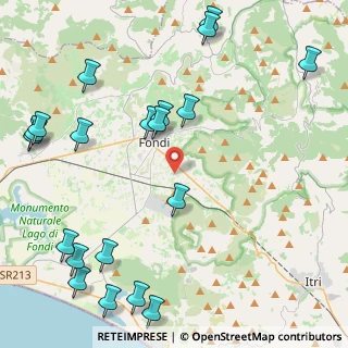 Mappa Via dei Serpenti, 04022 Fondi LT, Italia (6.176)