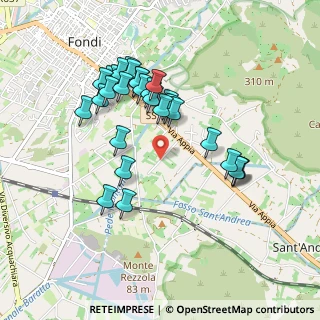 Mappa Via dei Serpenti, 04022 Fondi LT, Italia (0.94138)