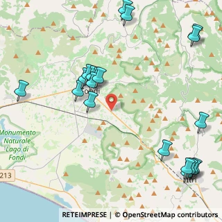 Mappa Via del Tirozzo, 04022 Fondi LT, Italia (5.7905)