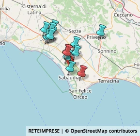 Mappa Sabaudia, 04016 Sabaudia LT, Italia (11.12643)