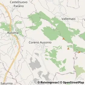 Mappa Coreno Ausonio