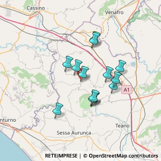 Mappa Via Tirelli, 81044 Galluccio CE, Italia (6.25615)