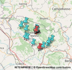 Mappa Via Torelle, 81016 Piedimonte Matese CE, Italia (8.8125)