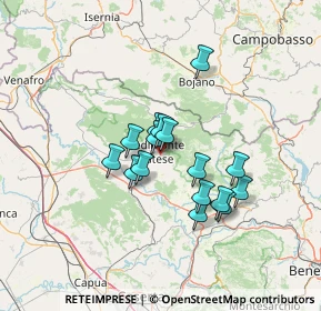 Mappa Via Torelle, 81016 Piedimonte Matese CE, Italia (10.78063)
