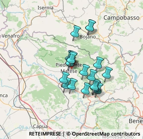 Mappa Via Torelle, 81016 Piedimonte Matese CE, Italia (10.6365)