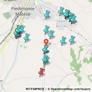 Mappa Via Ortensia, 81016 Piedimonte Matese CE, Italia (0.63571)