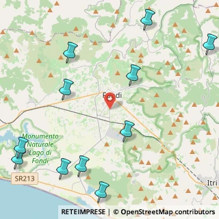 Mappa Via della Stazione, 04022 Fondi LT, Italia (6.43818)