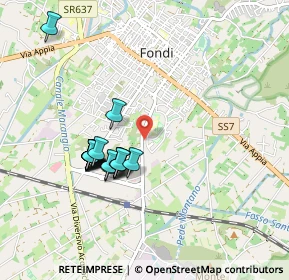 Mappa Via della Stazione, 04022 Fondi LT, Italia (0.88556)