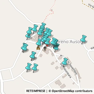 Mappa Via Municipio, 03040 Coreno Ausonio FR, Italia (0.09308)