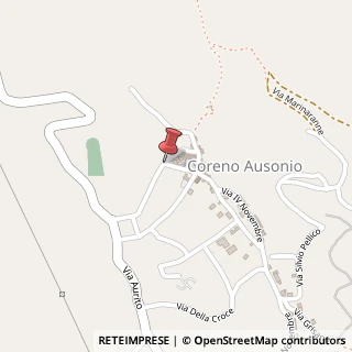 Mappa Viale della Libertà,  3, 03040 Coreno Ausonio, Frosinone (Lazio)
