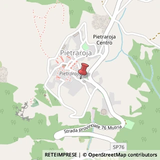 Mappa Piazzale Gabriele D'Annunzio, 13, 82030 Pietraroja, Benevento (Campania)