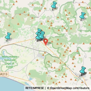Mappa Via Elio Vittorino, 04022 Fondi LT, Italia (5.54091)