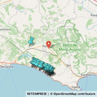 Mappa Via A. Modigliani, 04022 Fondi LT, Italia (9.5575)