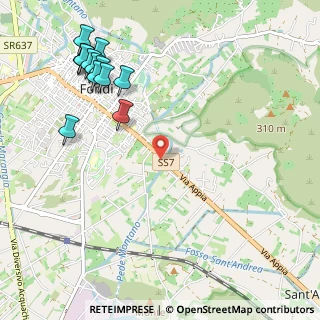 Mappa Via De Chirico G., 04022 Fondi LT, Italia (1.44923)