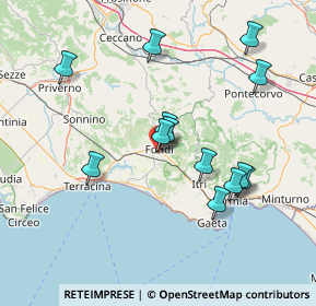 Mappa Via Coletta, 04022 Fondi LT, Italia (15.28769)