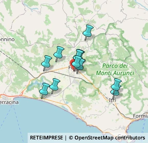 Mappa Via Coletta, 04022 Fondi LT, Italia (5.11167)