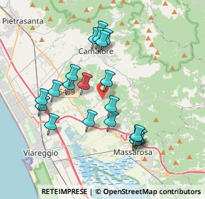 Mappa Via delle Sezioni, 55054 Camaiore LU, Italia (3.5855)