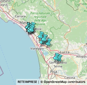 Mappa Via delle Sezioni, 55054 Camaiore LU, Italia (10.50722)