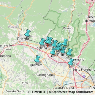 Mappa Via Spartaco Lavagnini, 59013 Montemurlo PO, Italia (5.04769)