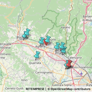Mappa Via Spartaco Lavagnini, 59013 Montemurlo PO, Italia (7.6475)