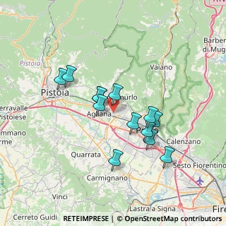 Mappa Via Spartaco Lavagnini, 59013 Montemurlo PO, Italia (6.11692)