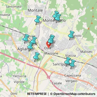 Mappa Via Spartaco Lavagnini, 59013 Montemurlo PO, Italia (1.86583)