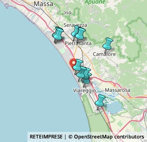 Mappa Via delle Robinie, 55041 Camaiore LU, Italia (5.75167)
