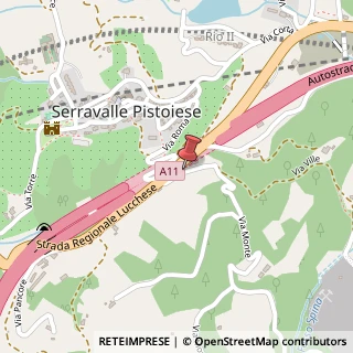 Mappa Via delle ville, 51030 Serravalle Pistoiese, Pistoia (Toscana)