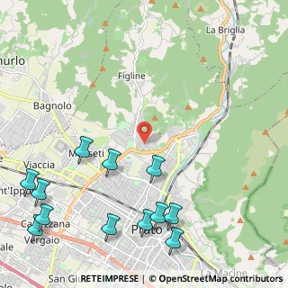 Mappa Via Agostino Bruno, 59100 Prato PO, Italia (3.04833)