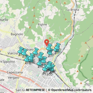 Mappa Via Agostino Bruno, 59100 Prato PO, Italia (1.99056)