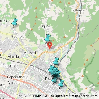 Mappa Via Agostino Bruno, 59100 Prato PO, Italia (2.58538)