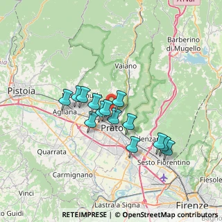 Mappa Via Agostino Bruno, 59100 Prato PO, Italia (5.76214)