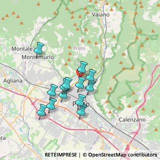 Mappa Via Agostino Bruno, 59100 Prato PO, Italia (3.17154)