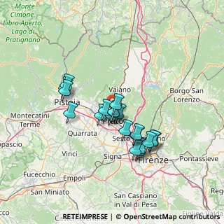 Mappa Via Agostino Bruno, 59100 Prato PO, Italia (11.4355)