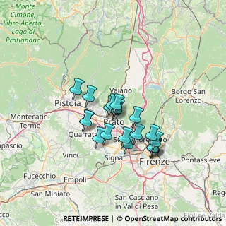 Mappa Via Agostino Bruno, 59100 Prato PO, Italia (10.5095)