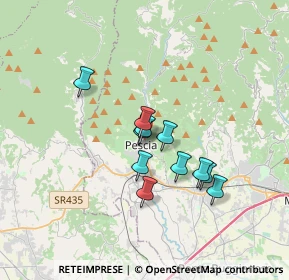 Mappa Piazza Guido Rossa, 51017 Pescia PT, Italia (2.64909)